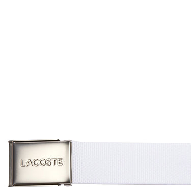 Lacoste L.12.12 Concept - Gürtel 4 cm (white, 130 cm) - Markenkoffer