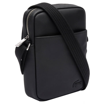 Lacoste Men's Classic Slim vertical Camera Bag - Umhängetasche 21 cm (noir) - Markenkoffer