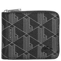 Lacoste The Blend - Geldbörse 3cc 11 cm RFID (monogram noir gris) - Markenkoffer