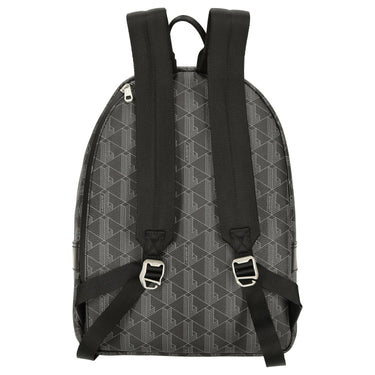 Lacoste The Blend - Rucksack aus Canvas 40 cm (allover monogram black) - Markenkoffer