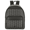 Lacoste The Blend - Mochila de lona 40 cm (monograma total negro)