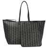 Lacoste Zely - Bolso shopper L (mono noir beige)