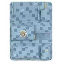 Lässig Car Wrap - to - Go Pattern Party - Auto Organizer Kinder (blue) - Markenkoffer