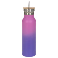Lässig Double Walled Bottle Stainless Steel Unique - Trinkflasche 460ml (Unique Gradient Purple) - Markenkoffer