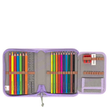 Lässig School Set Boxy Unique - Schulranzen Set 7tlg. (Violet/Lavender) - Markenkoffer