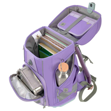 Lässig School Set Boxy Unique - Schulranzen Set 7tlg. (Violet/Lavender) - Markenkoffer