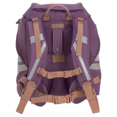 Lässig School Set Flexy Unique - Schulranzen Set 7tlg. (Purple) - Markenkoffer