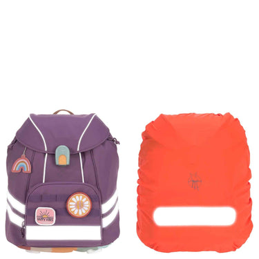 Lässig School Set Flexy Unique - Schulranzen Set 7tlg. (Purple) - Markenkoffer