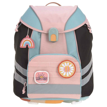Lässig School Set Flexy Unique - Schulranzen Set 7tlg. (Rose/Blue/Black) - Markenkoffer