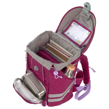 Lässig School Set Flexy Unique - Schulranzen Set 7tlg. (Speckles Berry) - Markenkoffer