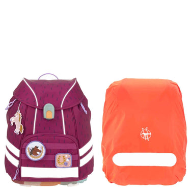 Lässig School Set Flexy Unique - Schulranzen Set 7tlg. (Speckles Berry) - Markenkoffer