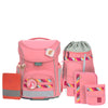 Lässig School Set Slim Unique - Set de Mochila Escolar 7 piezas (Rosa)