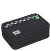 Lässig School Triple Pencil Case - Estuche (Unique Black)