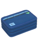 Lässig School Triple Pencil Case - Mäppchen (Unique Dark Blue)