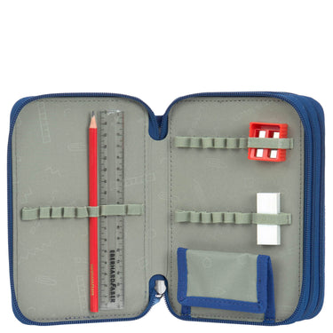 Lässig School Triple Pencil Case - Mäppchen (Unique Dark Blue) - Ansicht 4