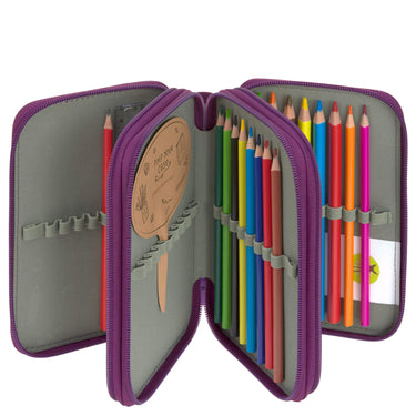 Lässig School Triple Pencil Case - Mäppchen (Unique Lilac) - Ansicht 3