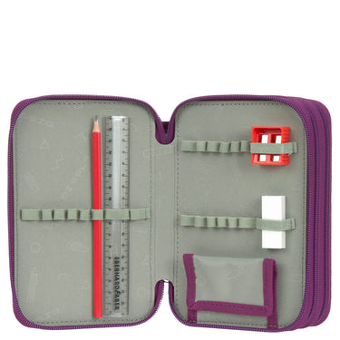 Lässig School Triple Pencil Case - Mäppchen (Unique Lilac) - Ansicht 4