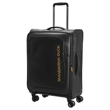 Mandarina Duck ECO - 4 - Rollen - Trolley M 67 cm erw. (black) - Markenkoffer