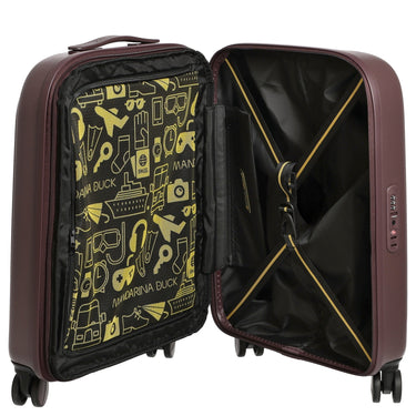 Mandarina Duck Logoduck+ - 4-Rollen-Kabinentrolley 52 cm erw. (choco ice) - Ansicht 6