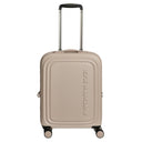 Mandarina Duck Logoduck+ - 4-Rollen-Kabinentrolley 52 cm erw. (white mocha)
