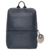 Mandarina Duck Mellow Leather - Mochila 13" 36 cm Cuero (color: azul vestido)