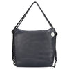 Mandarina Duck Mellow Leather - Bolso de hombro 36 cm (dress blue)