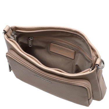 Mandarina Duck Mellow Leather - Umhängetasche 23 cm (warm taupe) - Ansicht 6