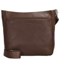 Mandarina Duck Mellow Leather - Umhängetasche L 35 cm (milk chocolate)
