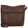 Mandarina Duck Mellow Leather - Umhängetasche M 30 cm (milk chocolate)