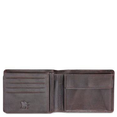 Mano Don Luca - Geldbörse 13 cm (dunkelbraun) - Markenkoffer