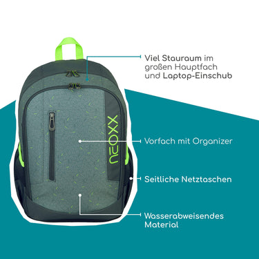 Neoxx FLOW - Schulrucksack 42.5 cm (BOOM!) - Markenkoffer
