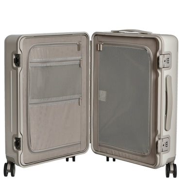 NINETYGO Classic Streamer - 4 - Rollen - Kabinentrolley S 55 cm (weiß) - Markenkoffer