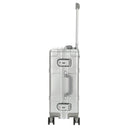 NINETYGO Metal - 4 - Rollen - Kabinentrolley S 55 cm (silber) - Markenkoffer