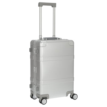 NINETYGO Metal - 4 - Rollen - Kabinentrolley S 55 cm (silber) - Markenkoffer