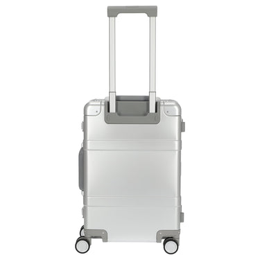 NINETYGO Metal - 4 - Rollen - Kabinentrolley S 55 cm (silber) - Markenkoffer