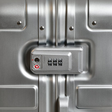 NINETYGO Metal - 4 - Rollen - Kabinentrolley S 55 cm (silber) - Markenkoffer