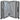 NINETYGO Modern - 4 - Rollen - Trolley L 78.5 cm (grau) - Markenkoffer