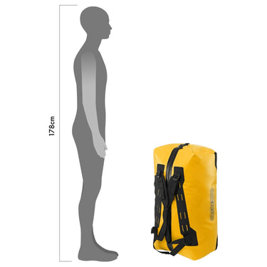 Ortlieb Duffle 110 - Reisetasche/ Rucksack 70 cm (yellow black) - Markenkoffer