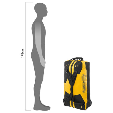 Ortlieb RS 85 - Rollenreisetasche 73 cm (yellow black) - Markenkoffer
