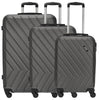 paklite Quick Trolley Set 3 piezas (gris/antracita)