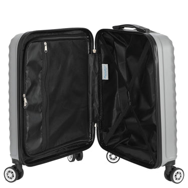 Paradise by CHECK.IN Kingston - 4 - Rollen - Kabinentrolley 55 cm (silber) - Markenkoffer