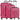 Paradise by CHECK.IN Kingston - 4 - Rollen - Trolley Set 3tlg. (pink) - Markenkoffer