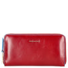 Piquadro Blue Square - Cartera de mujer 18 cm RFID (rojo)