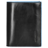 Piquadro Blue Square - Cartera de hombre 12 cm RFID (black)