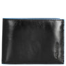 Piquadro Blue Square - Herrengeldbörse 4cc 12.5 cm (black) - Markenkoffer