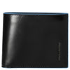 Piquadro Blue Square - Cartera de hombre RFID 11 cm (black)