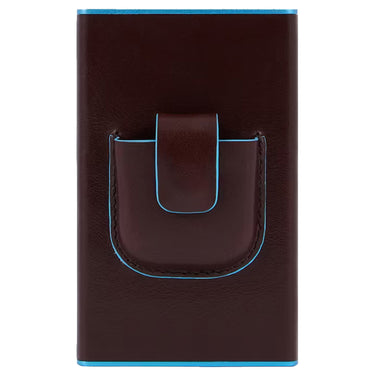 Piquadro Blue Square - Kreditkartenetui 11cc 10 cm RFID (mahogany) - Markenkoffer