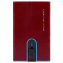 Piquadro Blue Square - Kreditkartenetui 11cc 10 cm RFID (red) - Markenkoffer