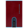 Piquadro Blue Square - Tarjetero 11cc 10 cm RFID (rojo)