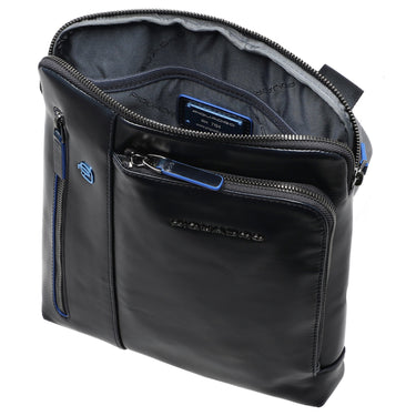 Piquadro Blue Square - Schultertasche 24.5 cm (black) - Ansicht 6